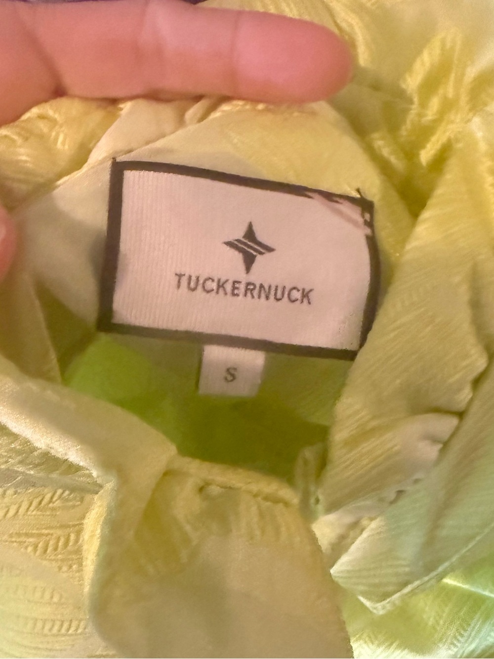 Tuckernuck Yellow Asymmetrical Ruffle Dress - Picture 6 of 6